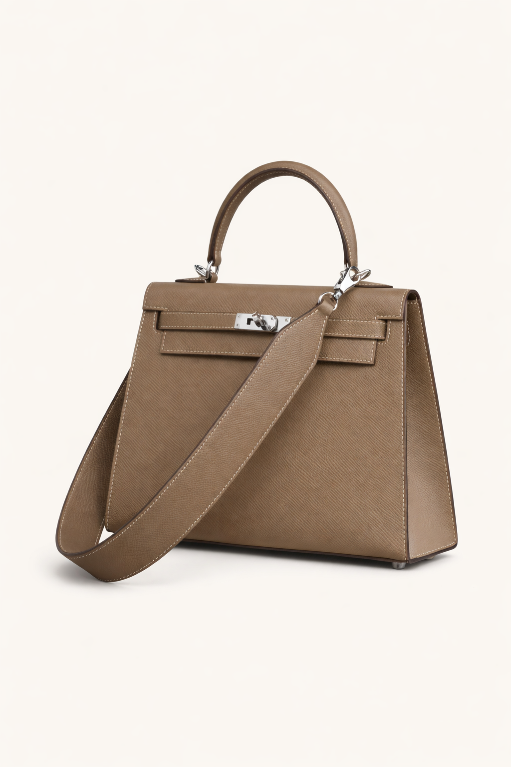 Wide Bag Strap for Hermès Kelly 25 & 28 | Handcrafted Leather 40mm