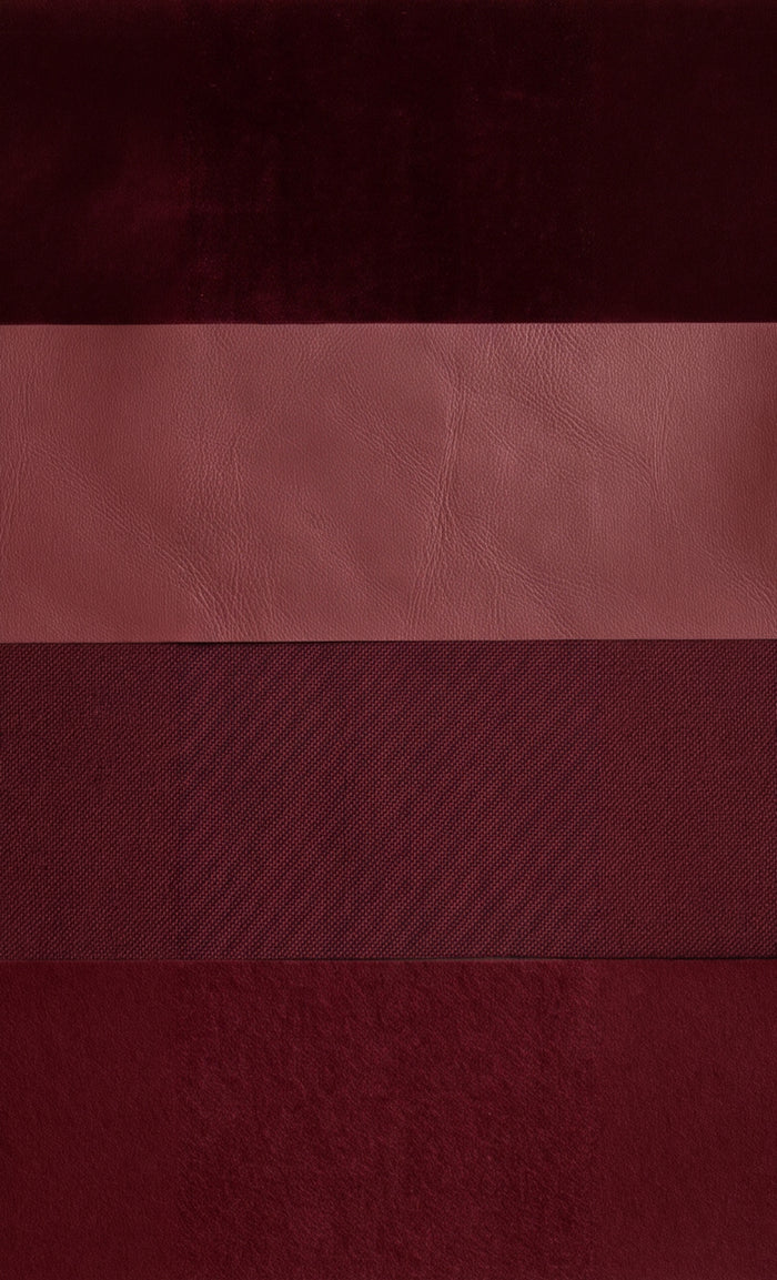 Oxblood, berry and deep red