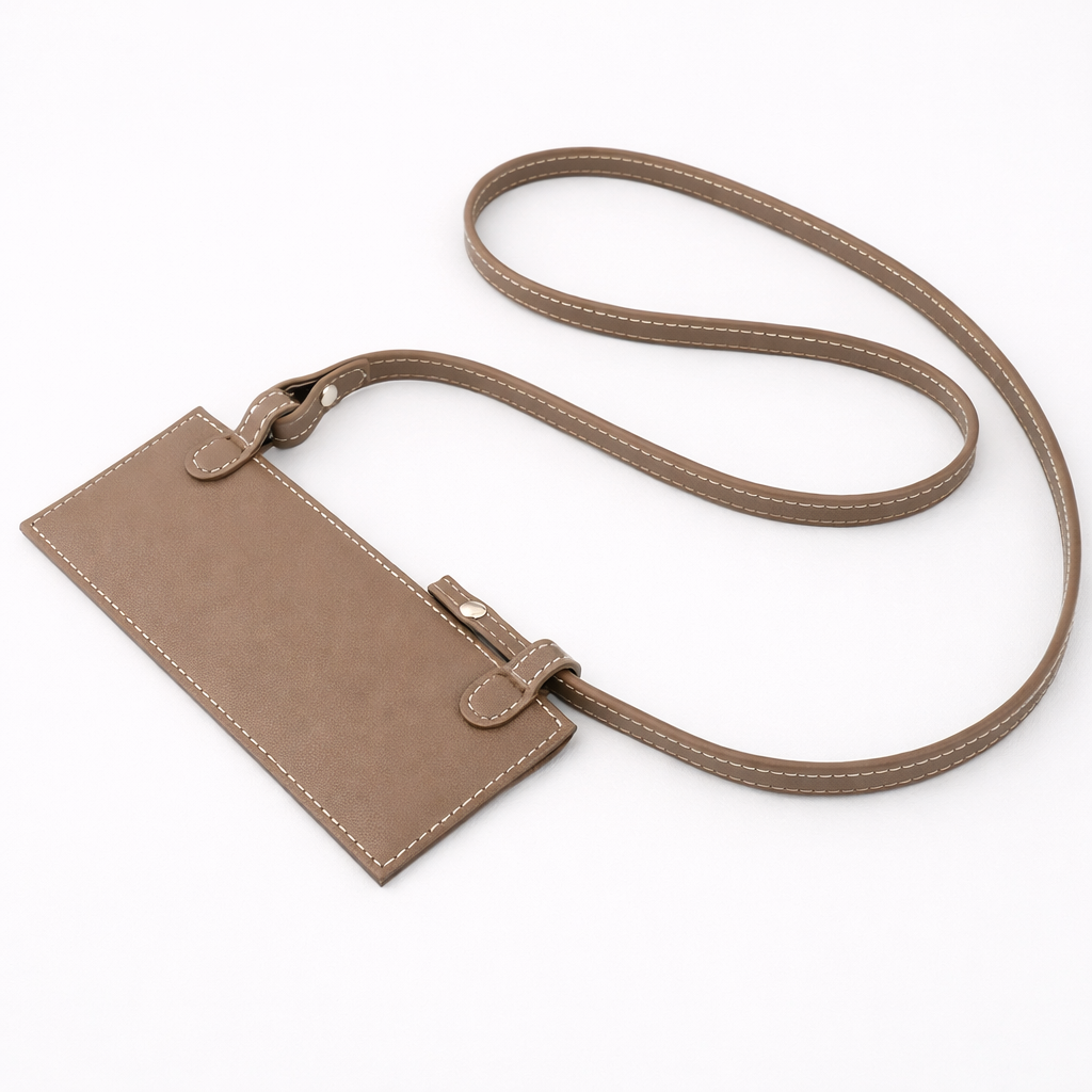 Shoulder Strap with Leather Insert for Hermès Kelly Pochette | Swift Leather